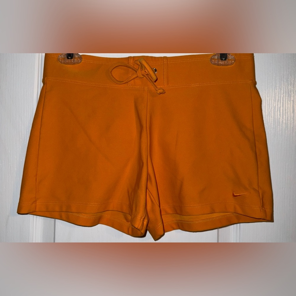 Nike Vintage Orange Lounge Athletic Shorts Y2K Style Size S